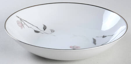 Japanese Quince (Platinum Trim) Coupe Soup Bowl