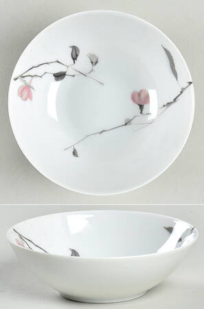 Japanese Quince (Platinum Trim) Fruit/Dessert (Sauce) Bowl