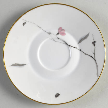 Japanese Quince (Gold Trim) Saucer for Footed Cup