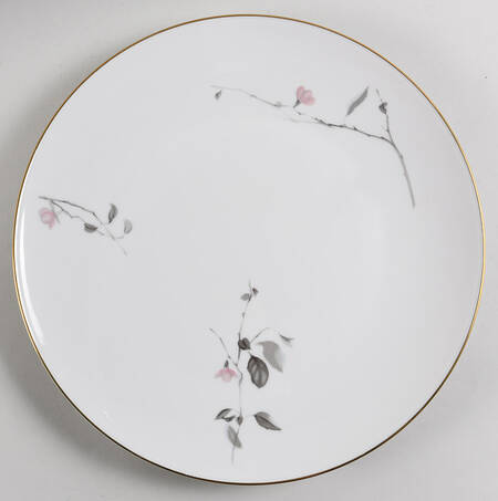 Japanese Quince (Gold Trim) 13" Chop Plate (Round Platter)
