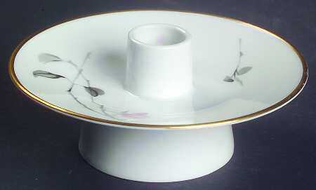 Japanese Quince (Gold Trim) 2" Candlestick