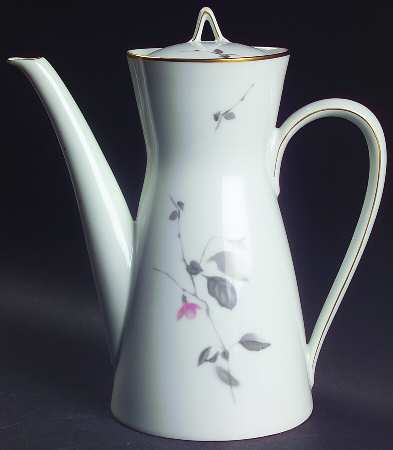 Japanese Quince (Gold Trim) Coffee Pot & Lid