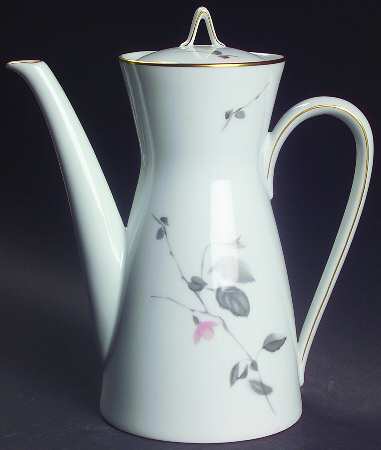 Japanese Quince (Gold Trim) Coffee Pot & Lid