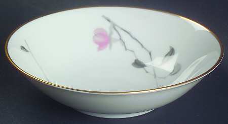 Japanese Quince (Gold Trim) Fruit/Dessert (Sauce) Bowl