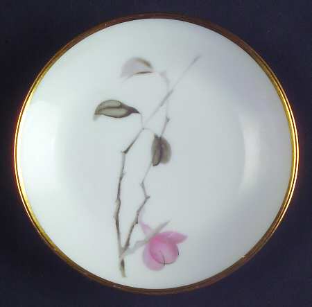 Japanese Quince (Gold Trim) Butter Pat