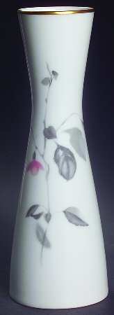 Japanese Quince (Gold Trim) 7" Vase