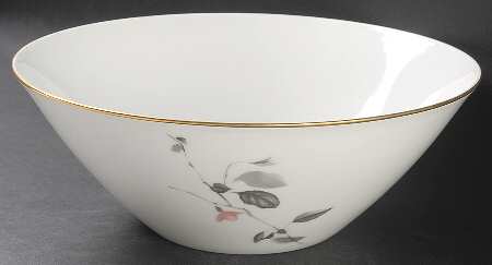 Japanese Quince (Gold Trim) 10" Large Salad Serving Bowl