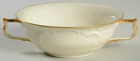 Jennifer Flat Cream Soup Bowl