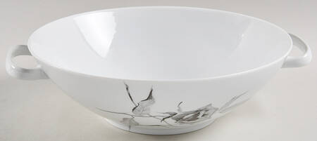 Jet Rose 9" Round Vegetable Bowl