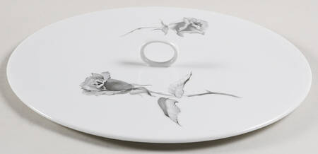 Jet Rose Lid for Round Vegetable