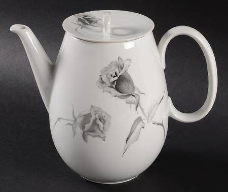 Jet Rose Coffee Pot & Lid