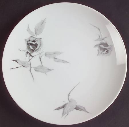 Jet Rose Luncheon Plate