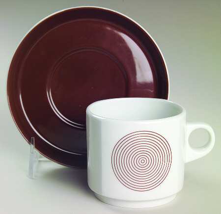 Joy One Flat Cup & Saucer Set