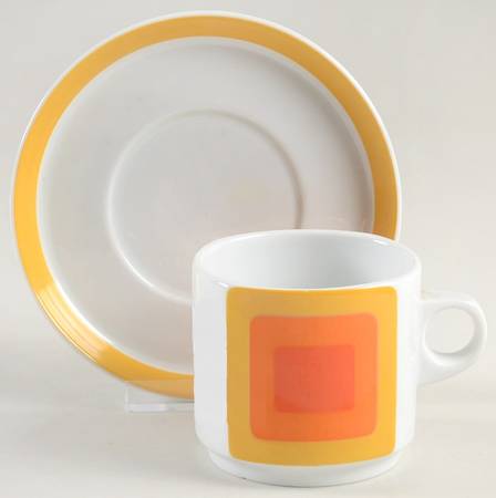 Joy Three Flat Cup & Saucer Set