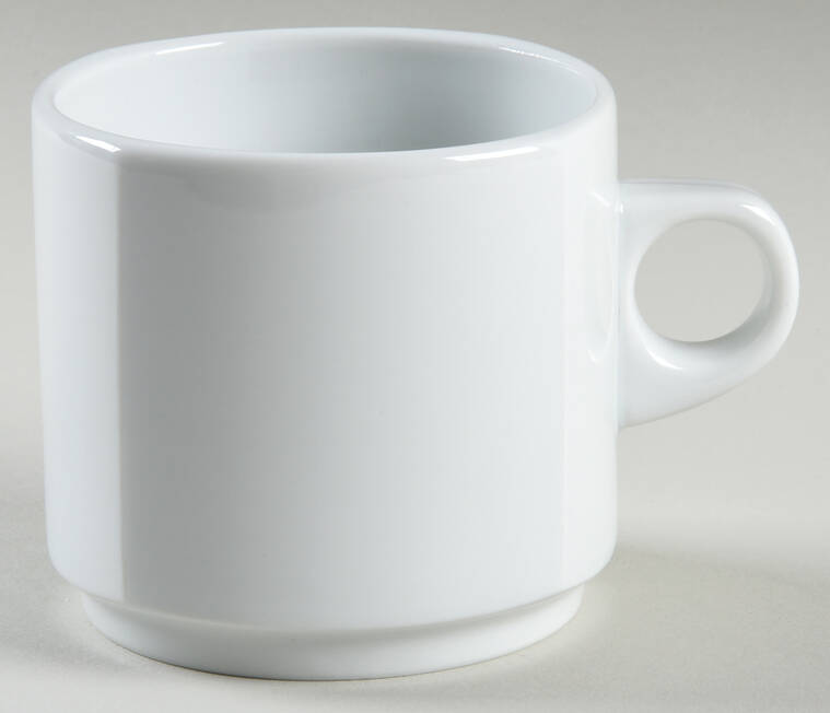 Joy White Flat Cup