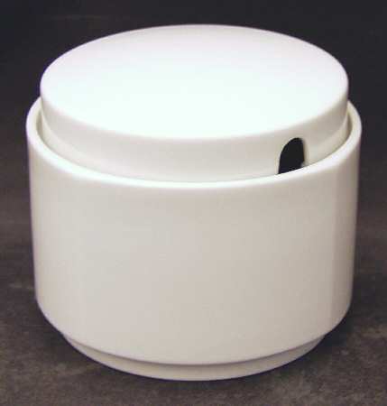 Joy White Sugar Bowl & Lid