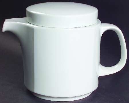 Joy White Teapot & Lid