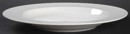Joy White Large Rim Soup Bowl