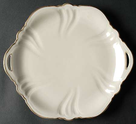 K2331-2331 (Viktoria Shape) Handled Cake Plate