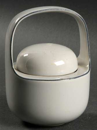 Kaari Grey Sugar Bowl & Lid
