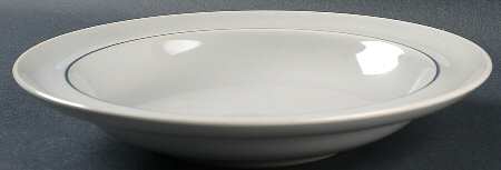 Kaari Grey Large Rim Soup Bowl