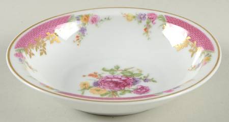 King's Rose (White Background, 1-8" Trim) Rim Fruit/Dessert (Sauce) Bowl