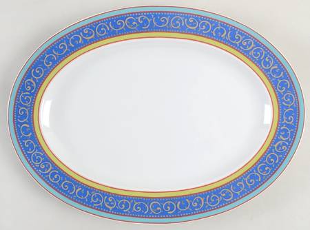 Kusumam 13" Oval Serving Platter