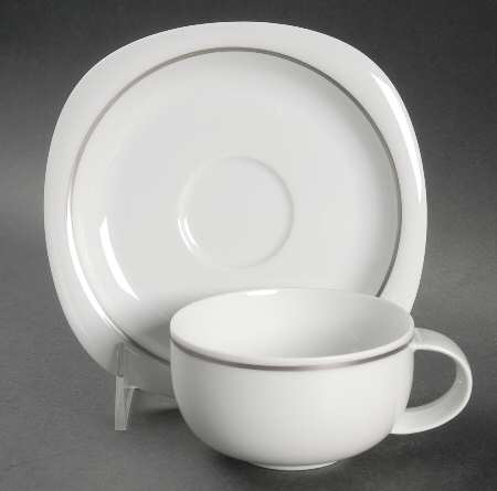 Lanka Suomi Flat Cup & Saucer Set