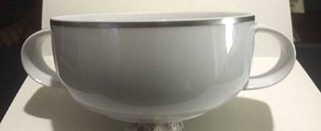 Lanka Suomi Flat Cream Soup Bowl