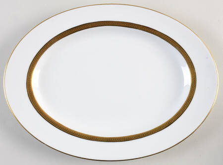 Laurel Wreath 12" Oval Serving Platter