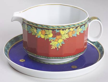 Le Roi Soleil Open Sauce Boat & Underplate