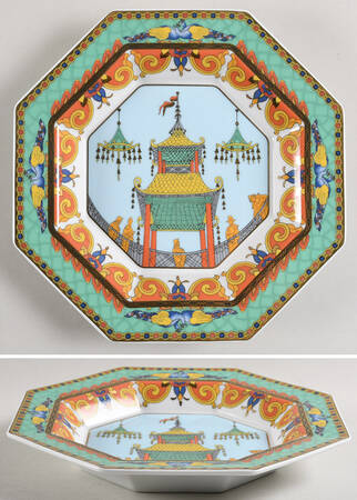 Le Voyage De Marco Polo Rim Accent Soup Bowl
