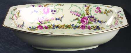 Linnie Lee 10" Oval Vegetable Bowl