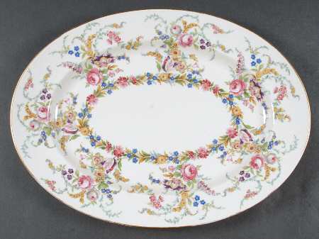 Linnie Lee 14" Oval Serving Platter