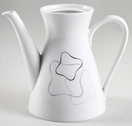Linear Grey and Black Mini Teapot No Lid