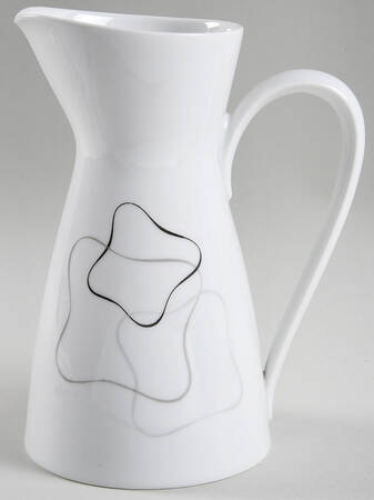 Linear Grey and Black 24 Oz Pitcher