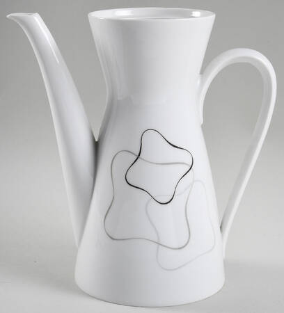 Linear Grey and Black Coffee Pot No Lid