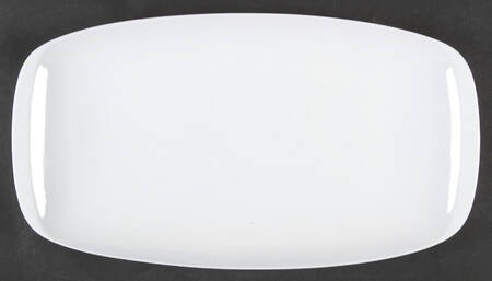 Linear Berlin White 13" Oval Serving Platter