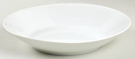 Linear Berlin White Large Coupe Soup Bowl