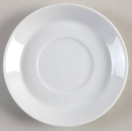 Linear Berlin White Saucer for Flat Cup