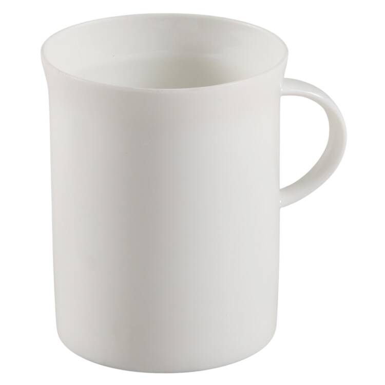 Linear Berlin White Flat Demitasse Cup