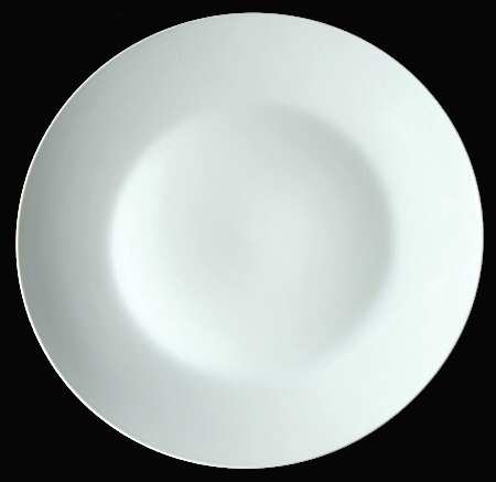 Linear Berlin White 11" Chop Plate (Round Platter)