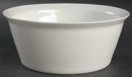 Linear Berlin White 7" Round Vegetable Bowl
