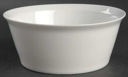 Linear Berlin White 6" Round Vegetable Bowl