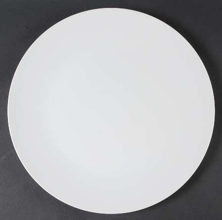 Linear Berlin White 13" Chop Plate (Round Platter)