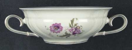 Lombul Gold (Gold Trim) Flat Cream Soup Bowl