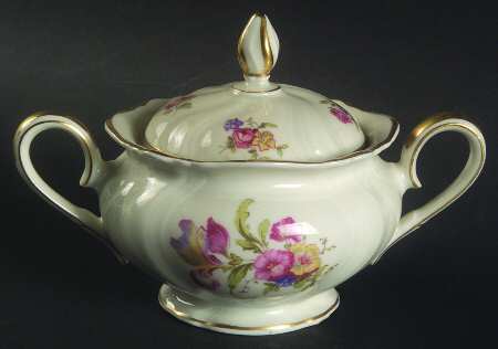 Lombul Gold (Gold Trim) Mini Sugar Bowl & Lid