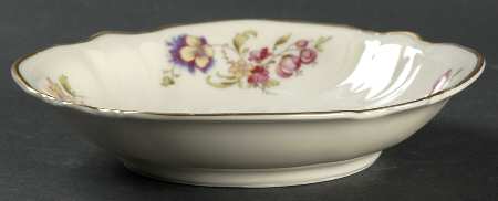 Lombul Gold (Gold Trim) Fruit/Dessert (Sauce) Bowl