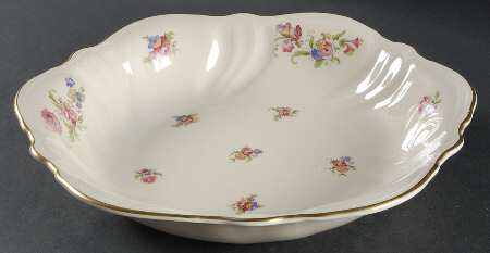 Lombul Gold (Gold Trim) 9" Round Vegetable Bowl