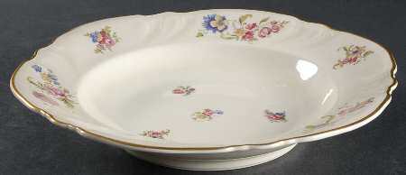 Lombul Gold (Gold Trim) Large Rim Soup Bowl
